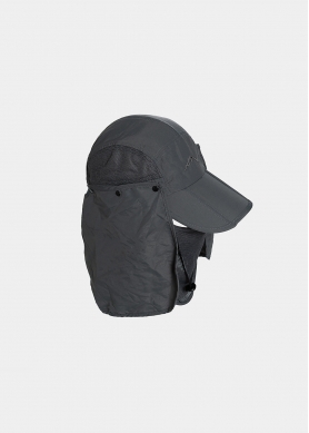 Grey active jockey with neck protector 