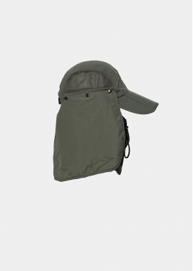 Olive active jockey with neck protector 