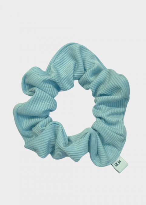 Rib Scrunchie Rudy Blue