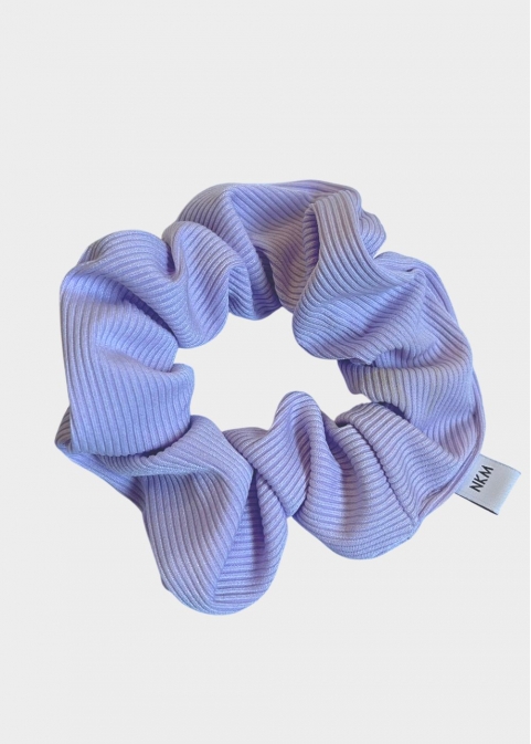 Rib Scrunchie Violet