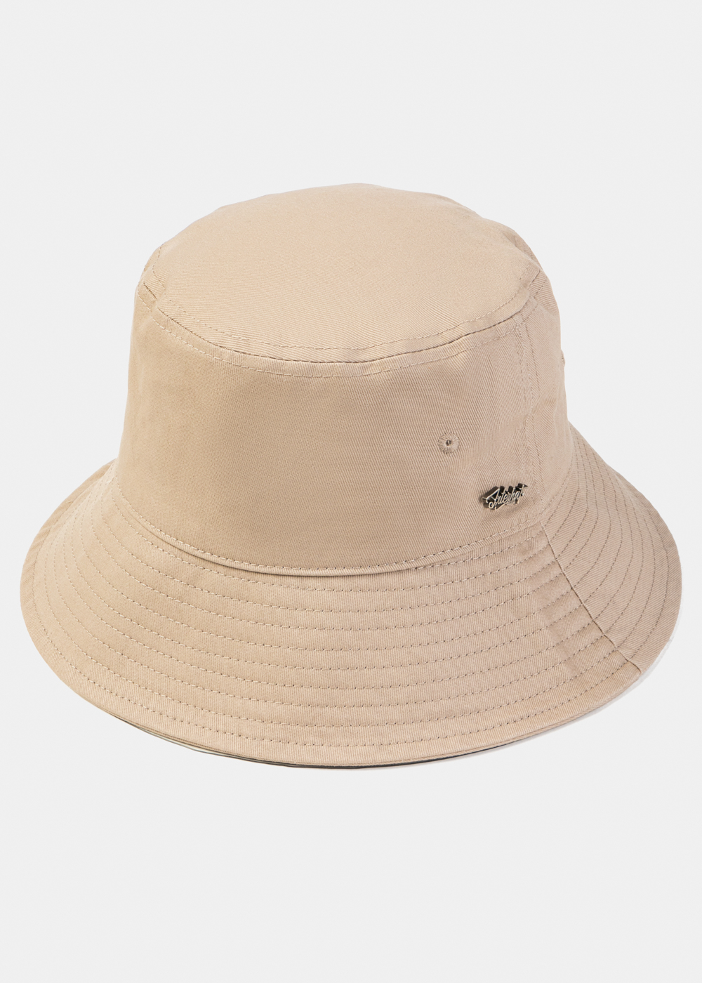 Beige Bucket Hat w/ Removable Chin Strap