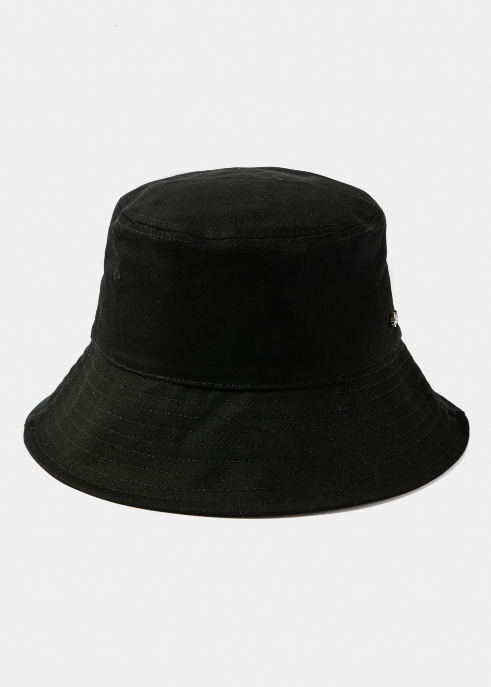Black Bucket Hat w/ Removable Chin Strap