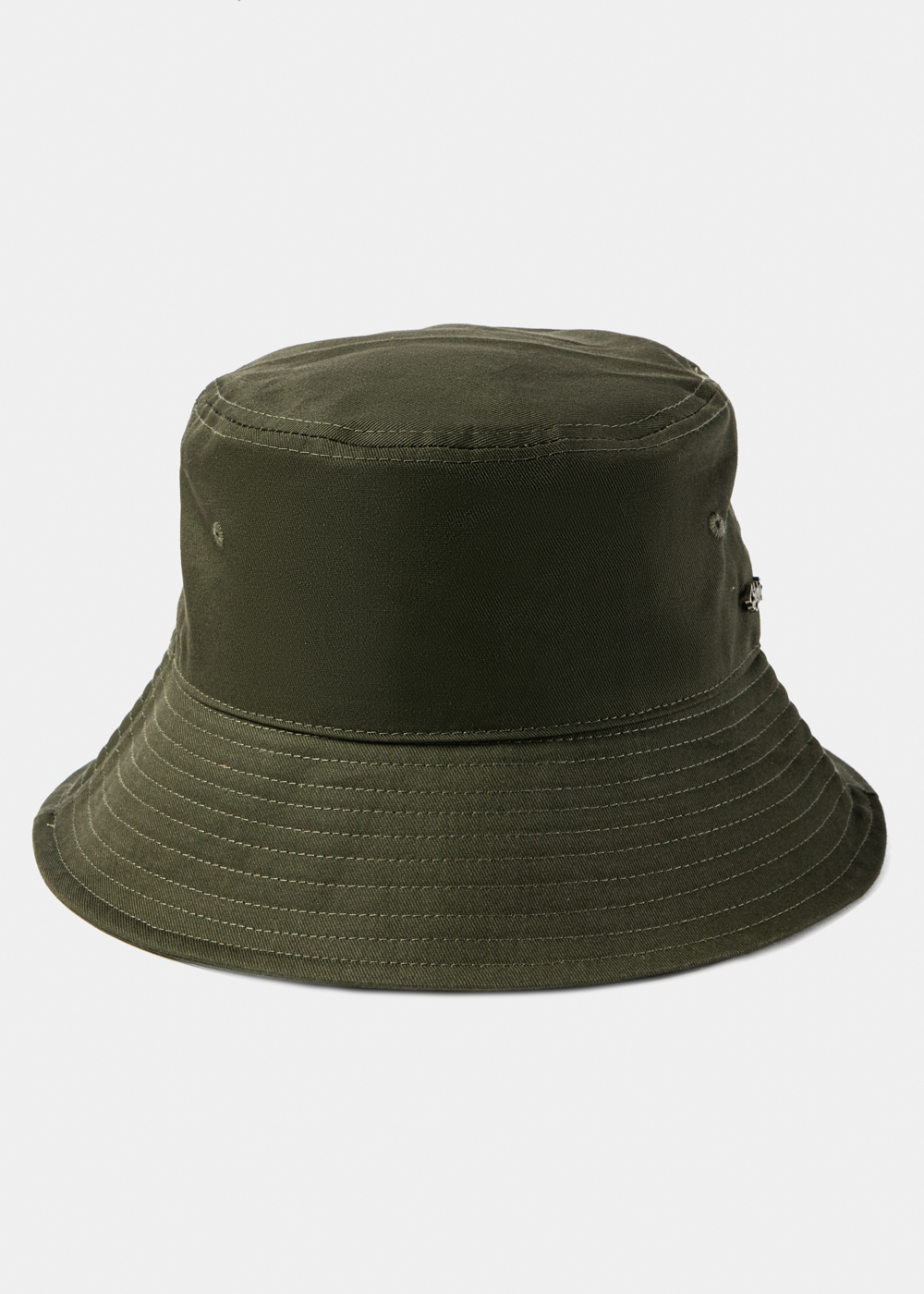 Khaki Bucket Hat w/ Removable Chin Strap