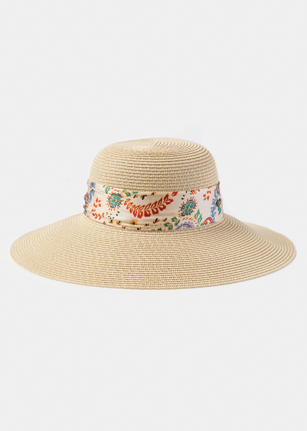 Beige Hat w/ Lahouri Ribbon