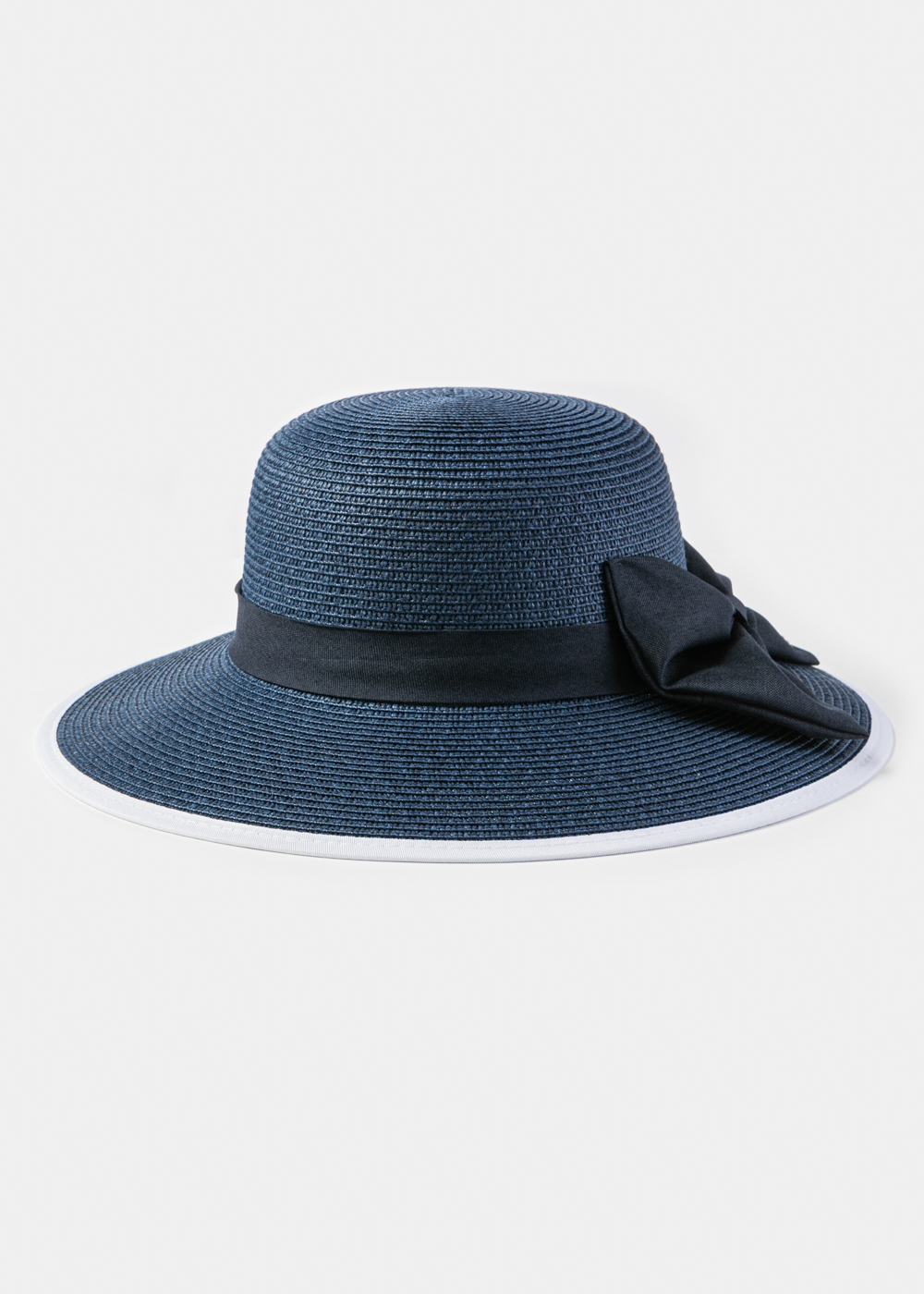Blue Navy Hat w/ Blue Navy Bow