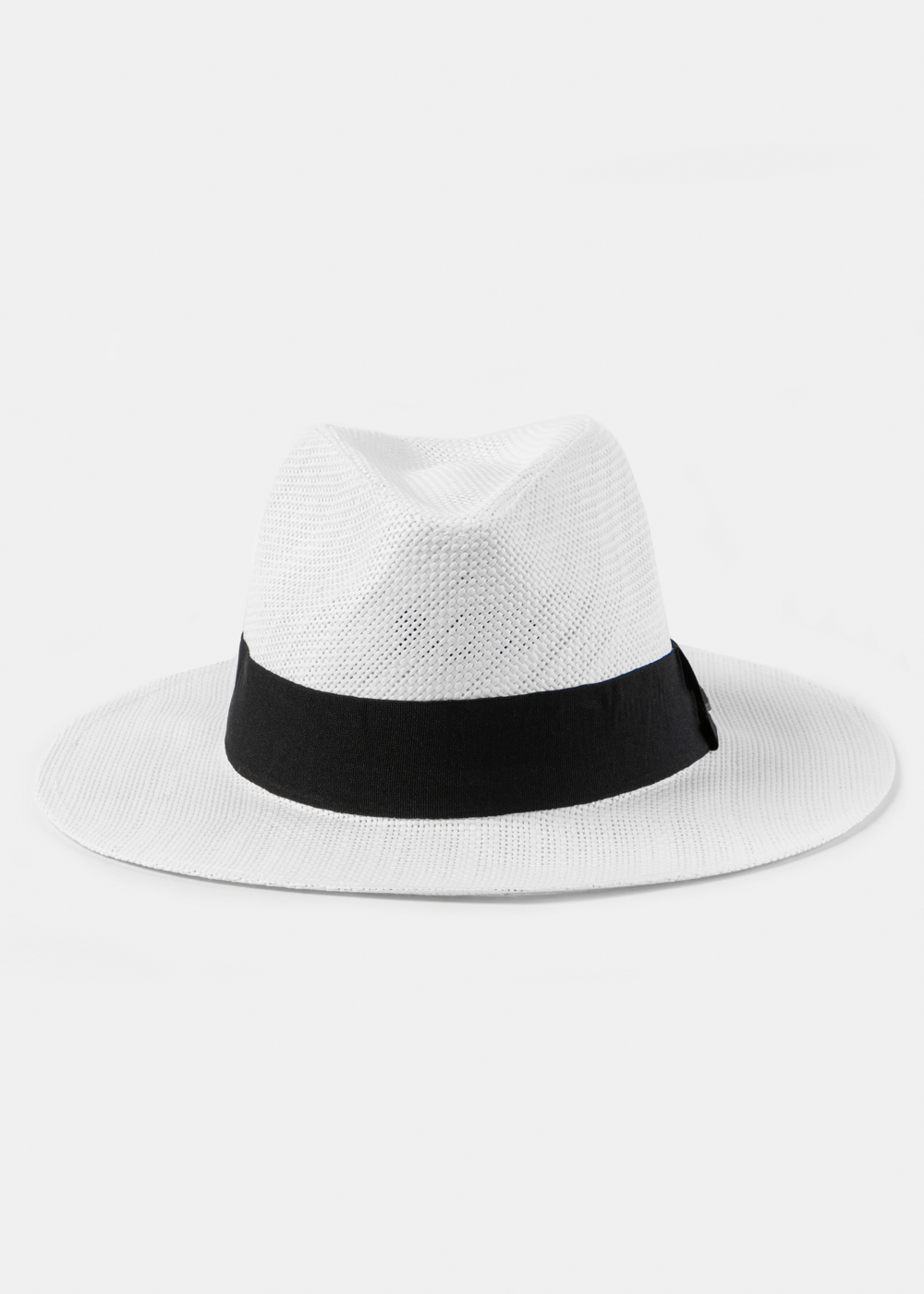 White Panama Style Hat 2