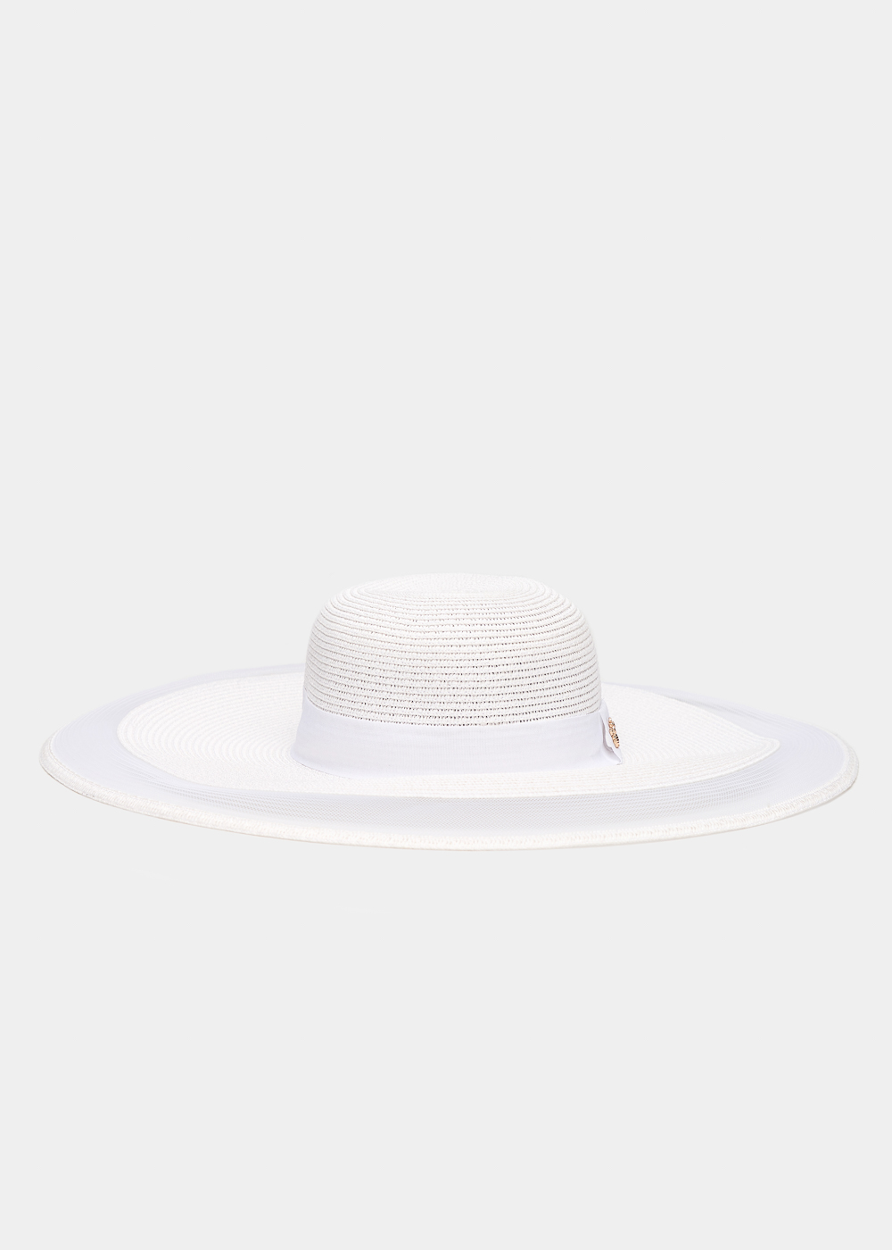 Total White Straw Hat 