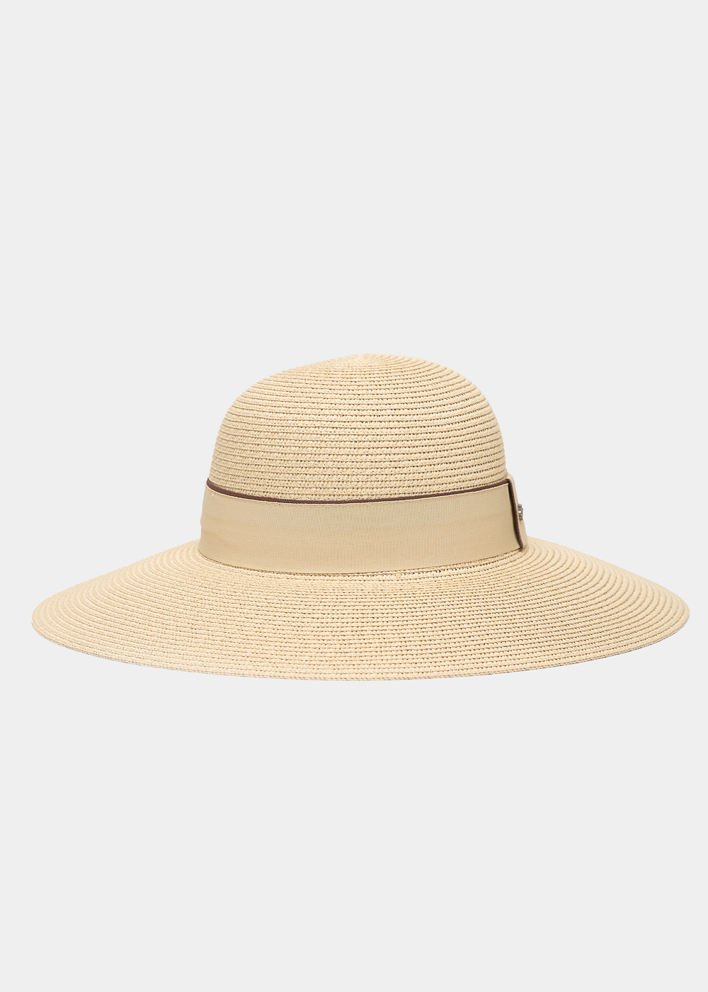 Beige Straw Hat w/ Strap 