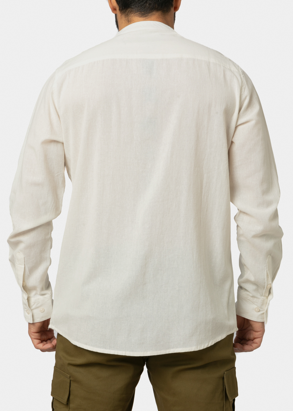 White Mao Shirt 