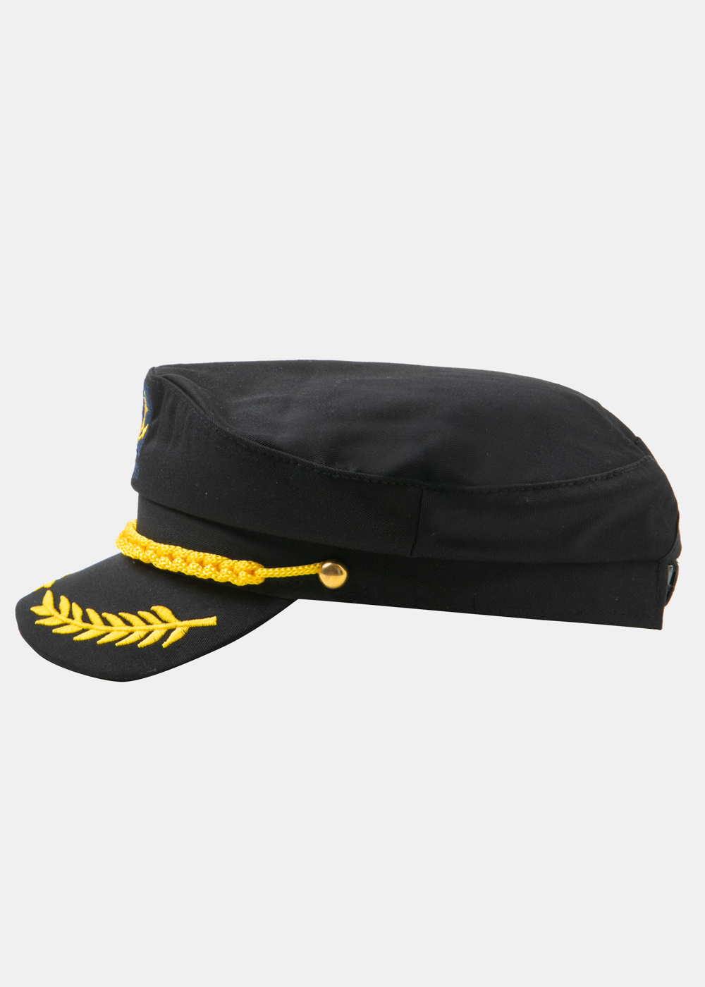 Black Captain's Hat w/ Gold Details