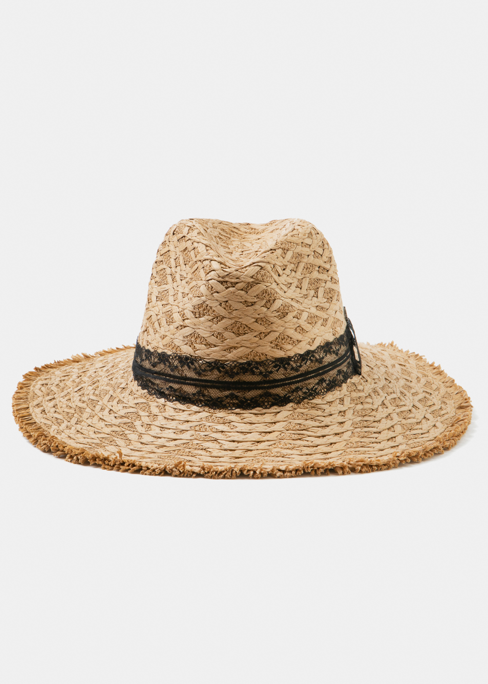 Natural Color Braided Panama Style Hat