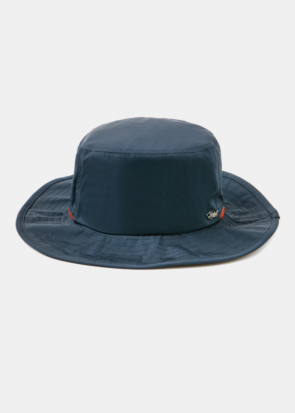 Navy Active Bucket Hat w/ Orange Details