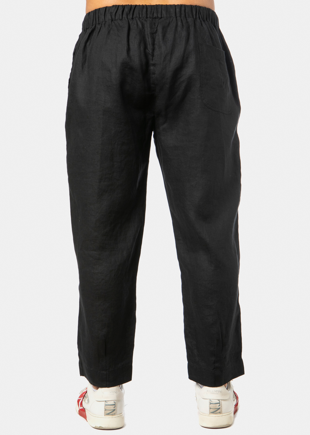 100% Linen Black Pants