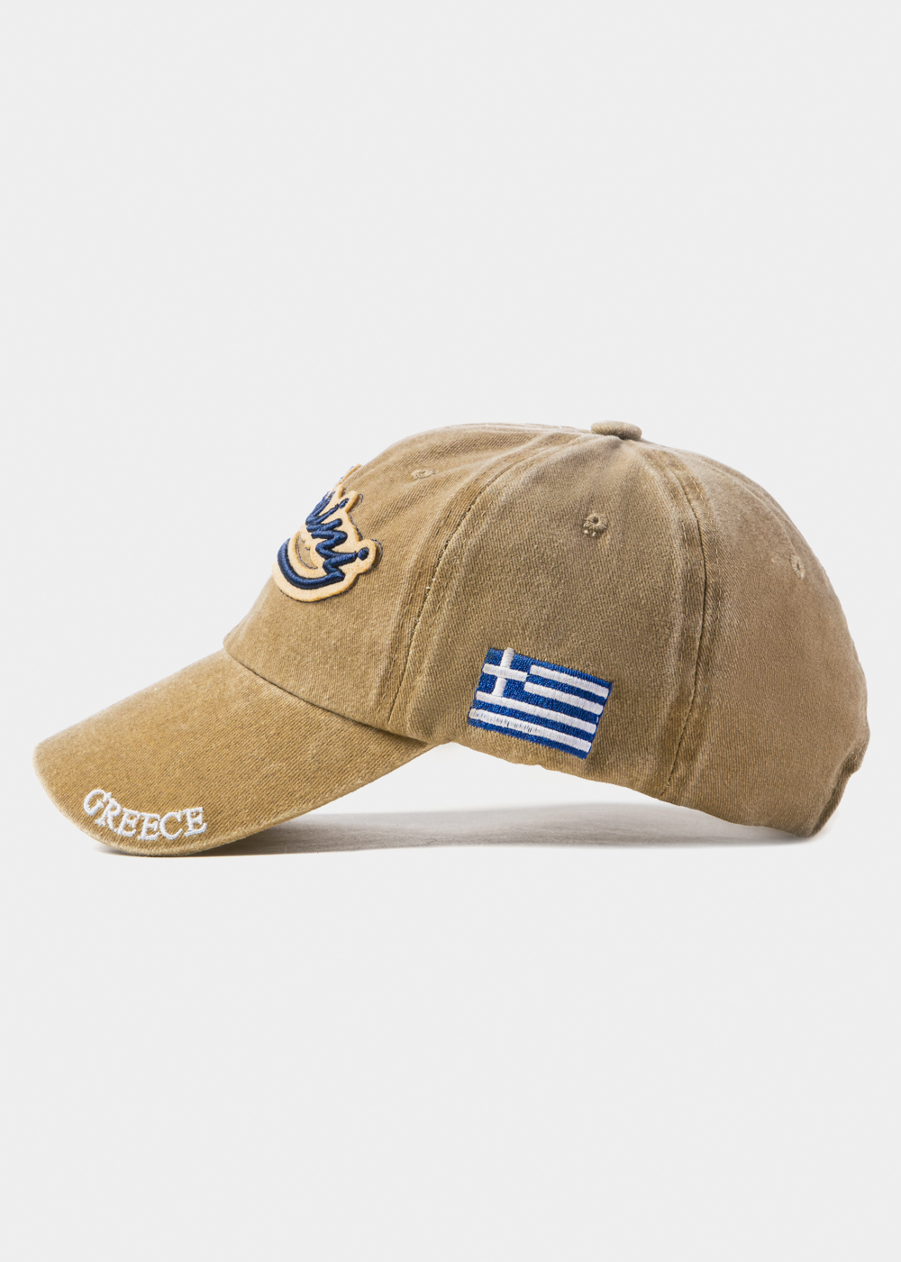 Santorini Washed Beige w/ Greek Flag 2