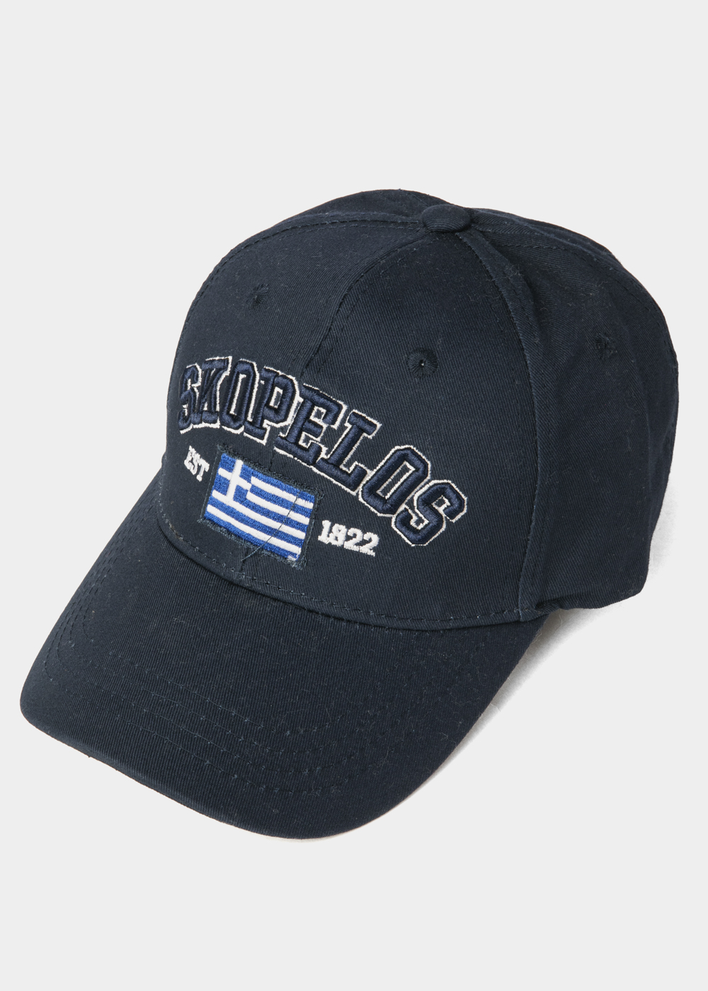 Skopelos Navy Blue w/ Greek Flag 