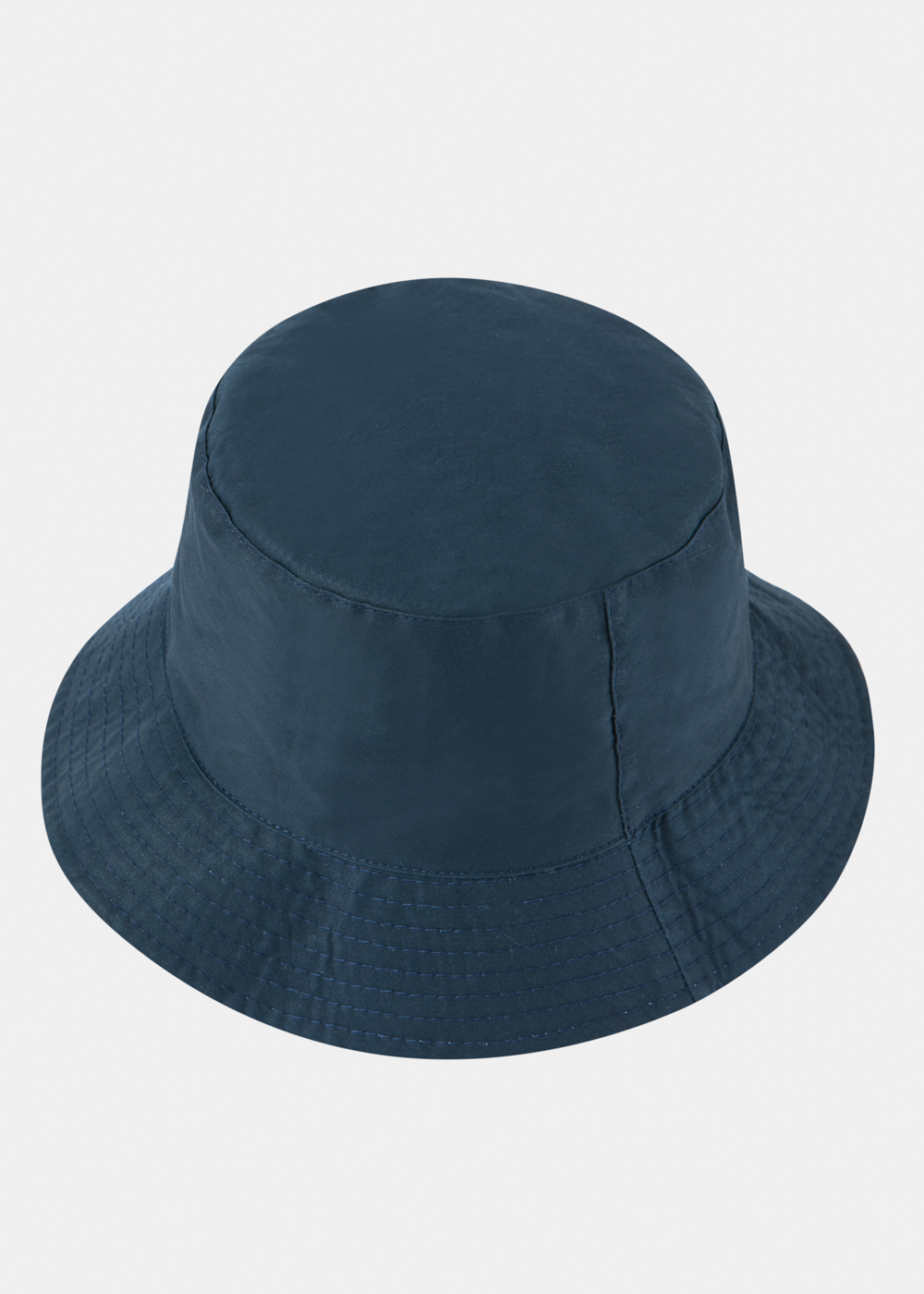 Double-Faced Bucket Hat Squares Pattern & Royal blue