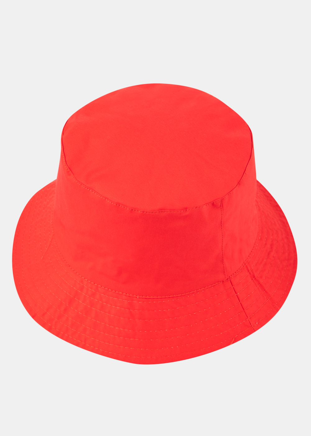 Double-Faced Bucket Hat Orange Lines & Red