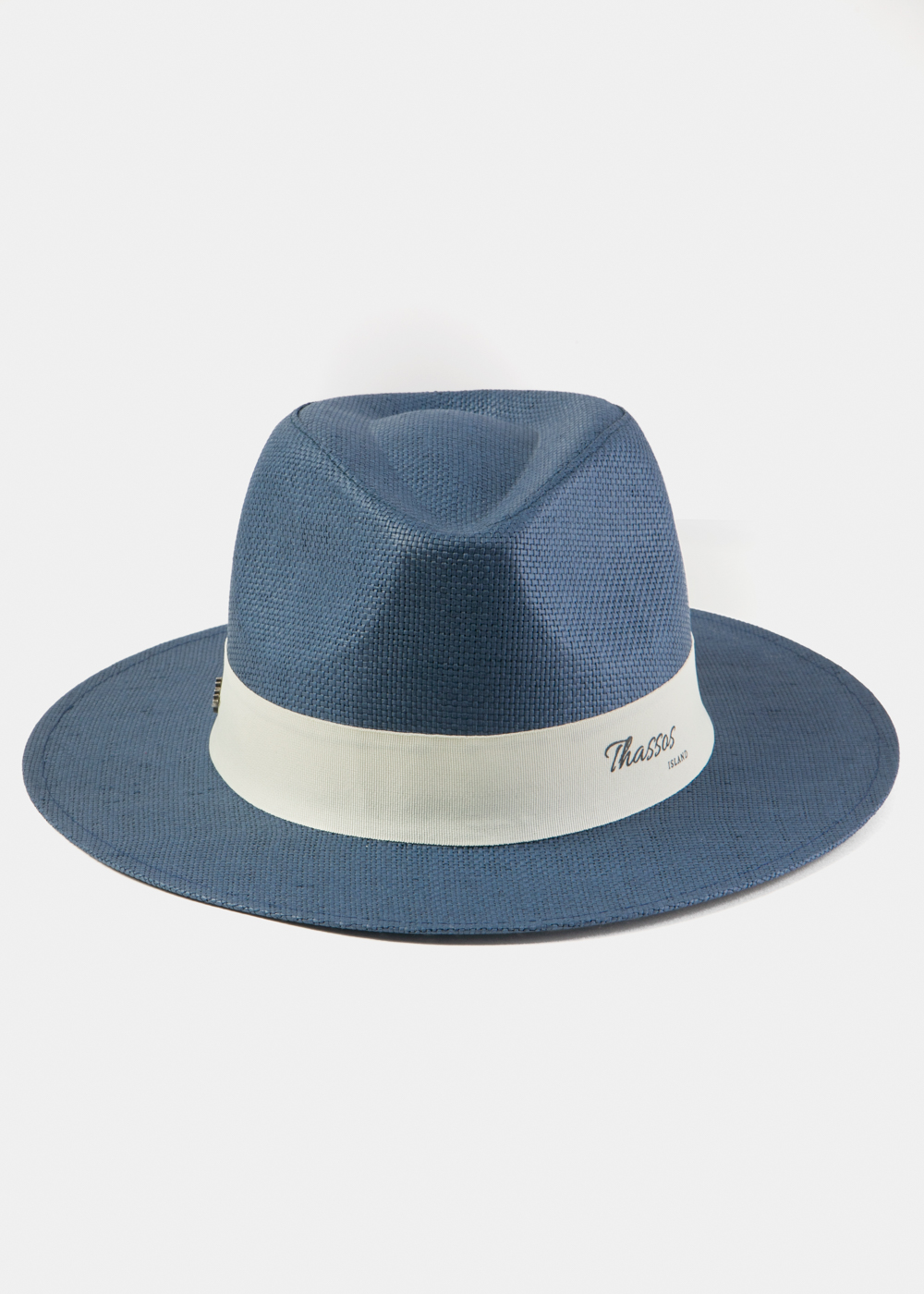 Navy Blue "Thassos" Panama Hat