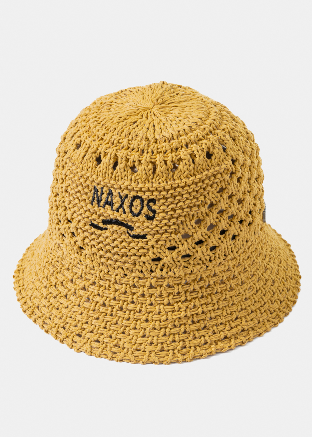 Brown "Naxos" Knitted Bucket Hat 