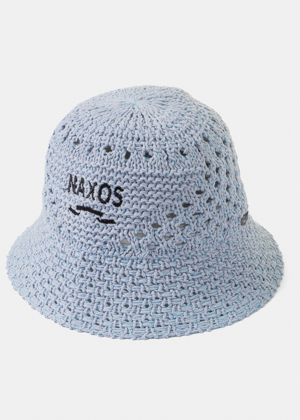 Light Blue "Naxos" Knitted Bucket Hat 