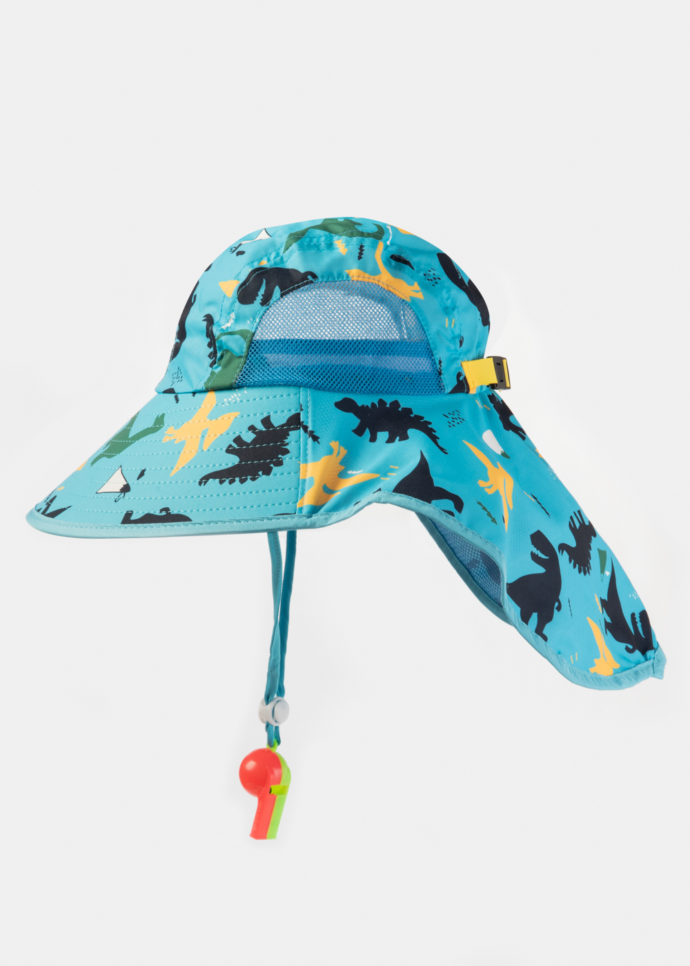 Light Blue Kids Bucket Hat w/ Neck Protector 