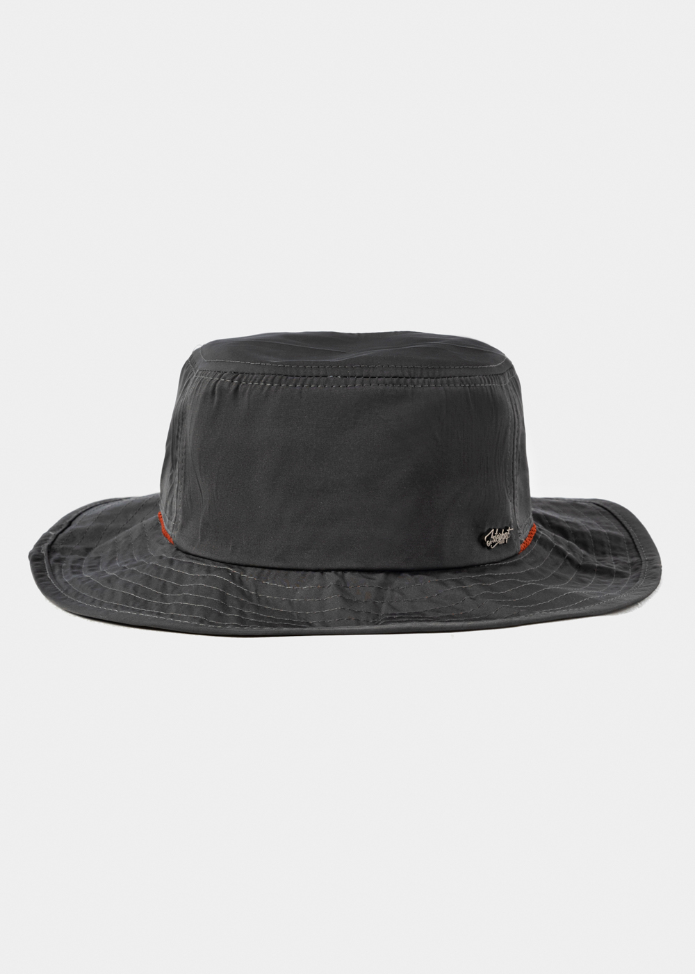 Grey Active Bucket Hat w/ Orange Details