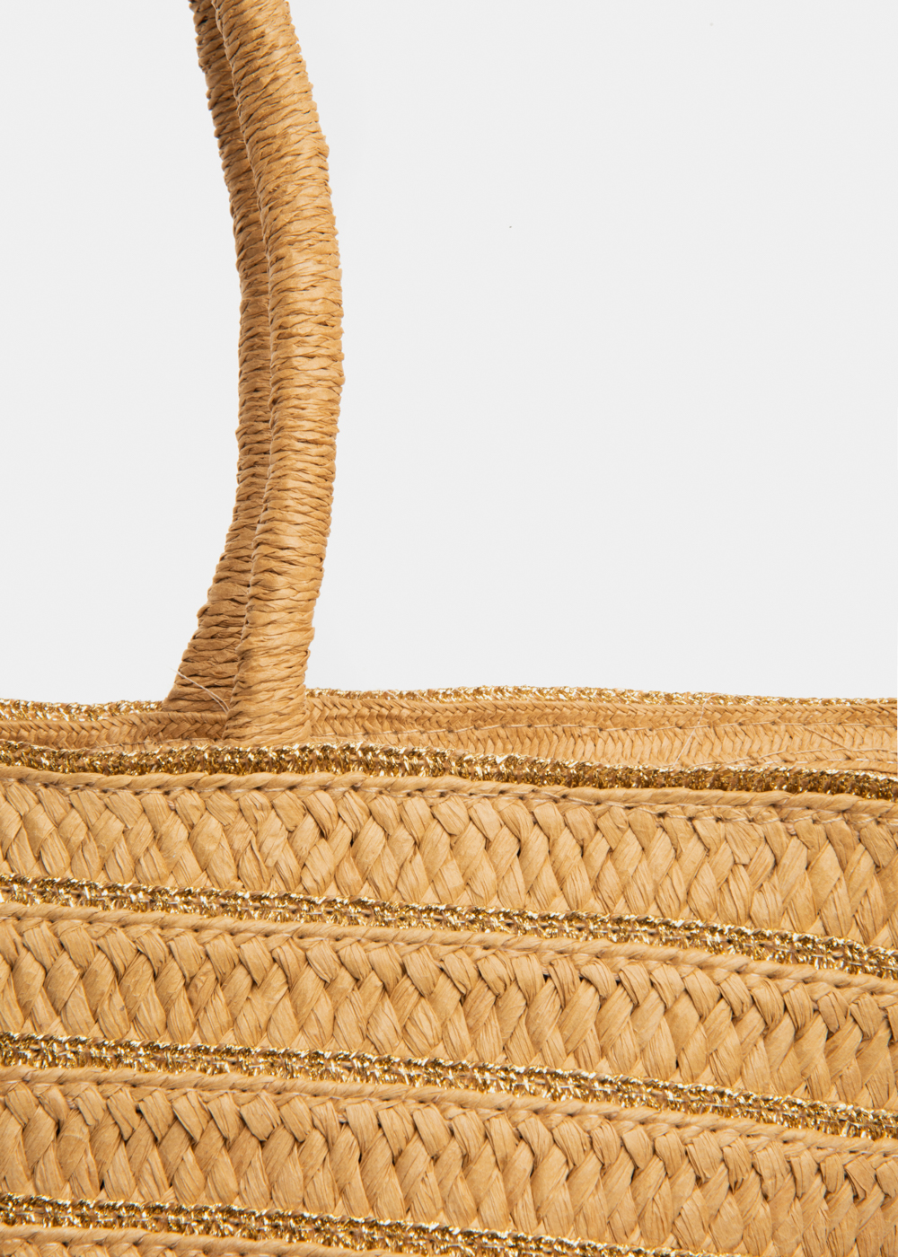 Total Paper Straw Beach Bag 