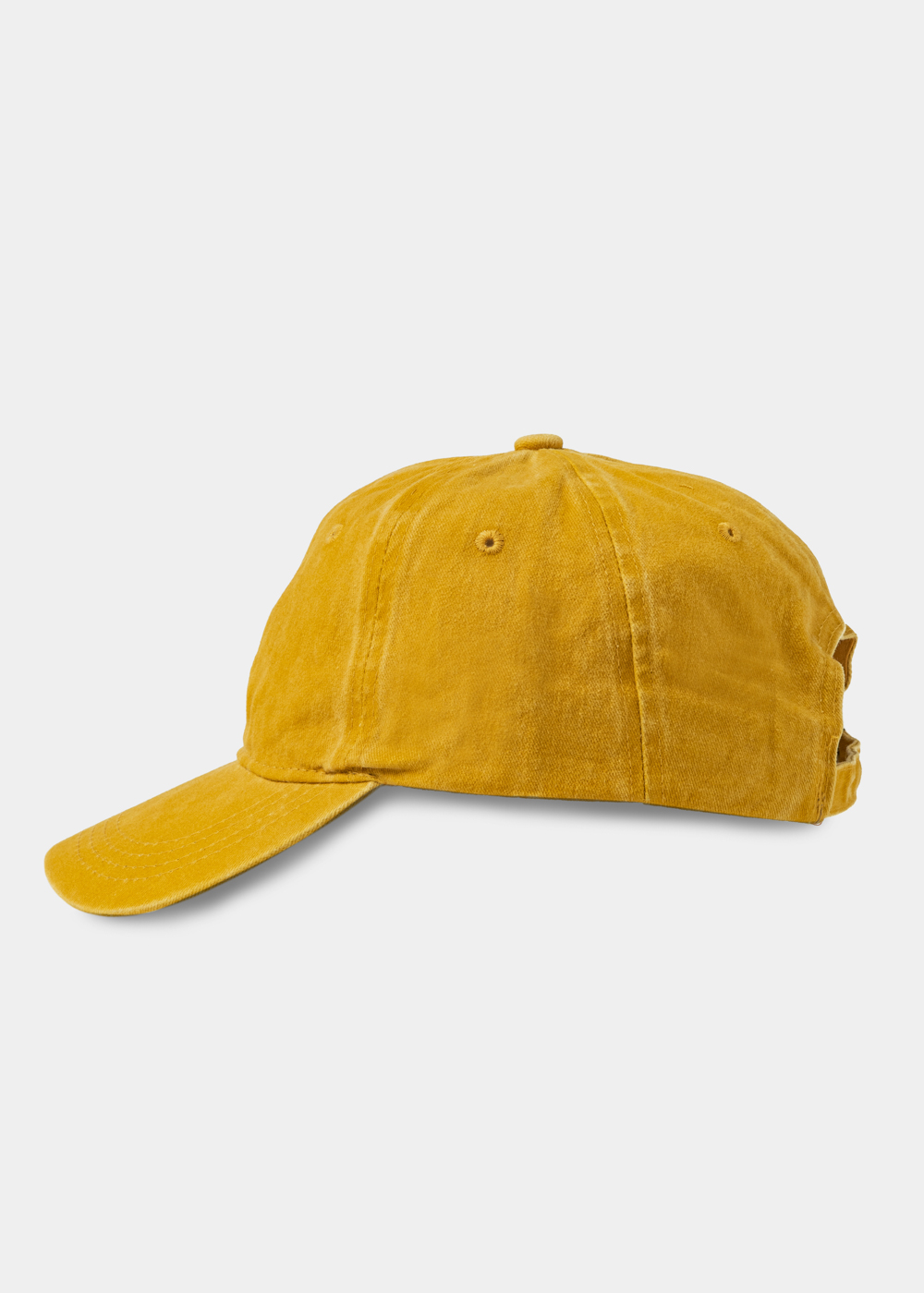 Washed Cotton Twill Cap - Camel