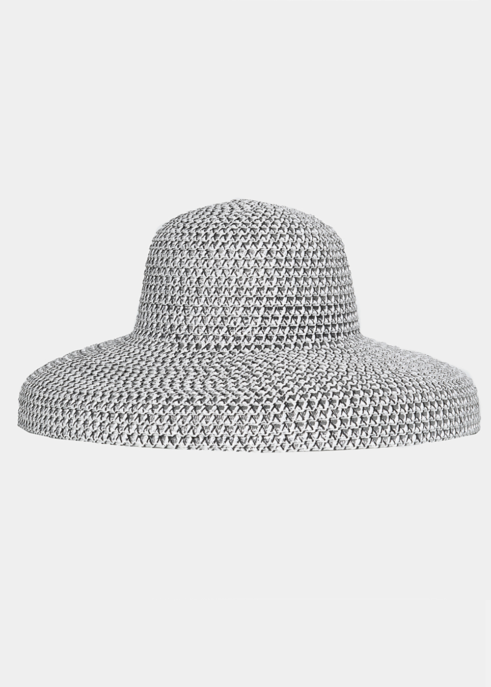 grey straw hat 