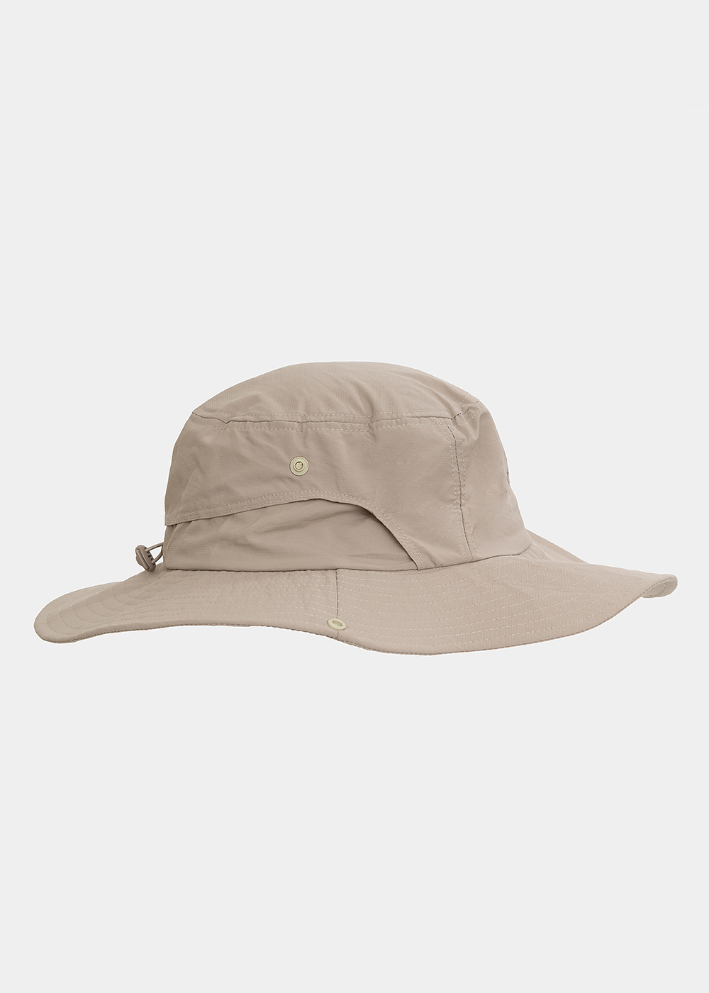 Beige active folded hat 