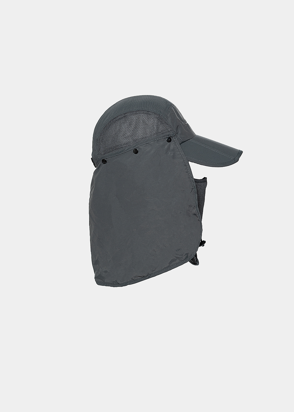 Grey active jockey with neck protector 